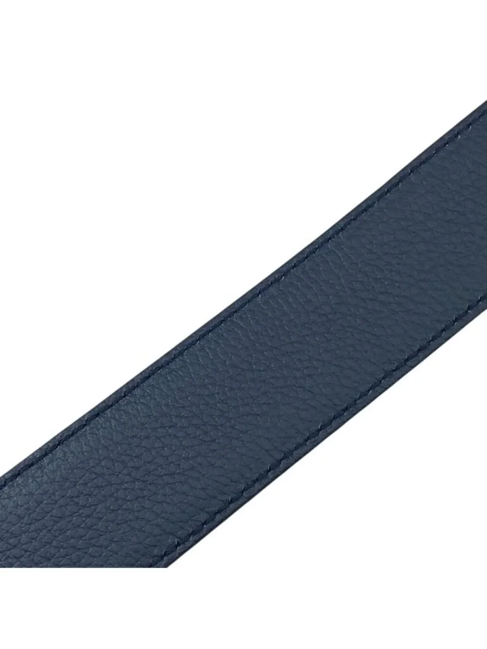 Dior Logo Buckle Belt Leather Black Daily Practical